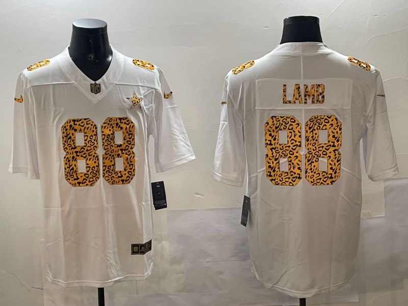 Men Dallas Cowboys #88 Lamb White 2024 Nike Limited NFL Jersey style 0108